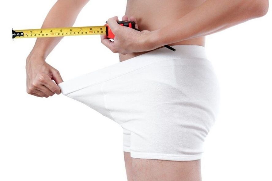 在增大练习之前测量阴茎。